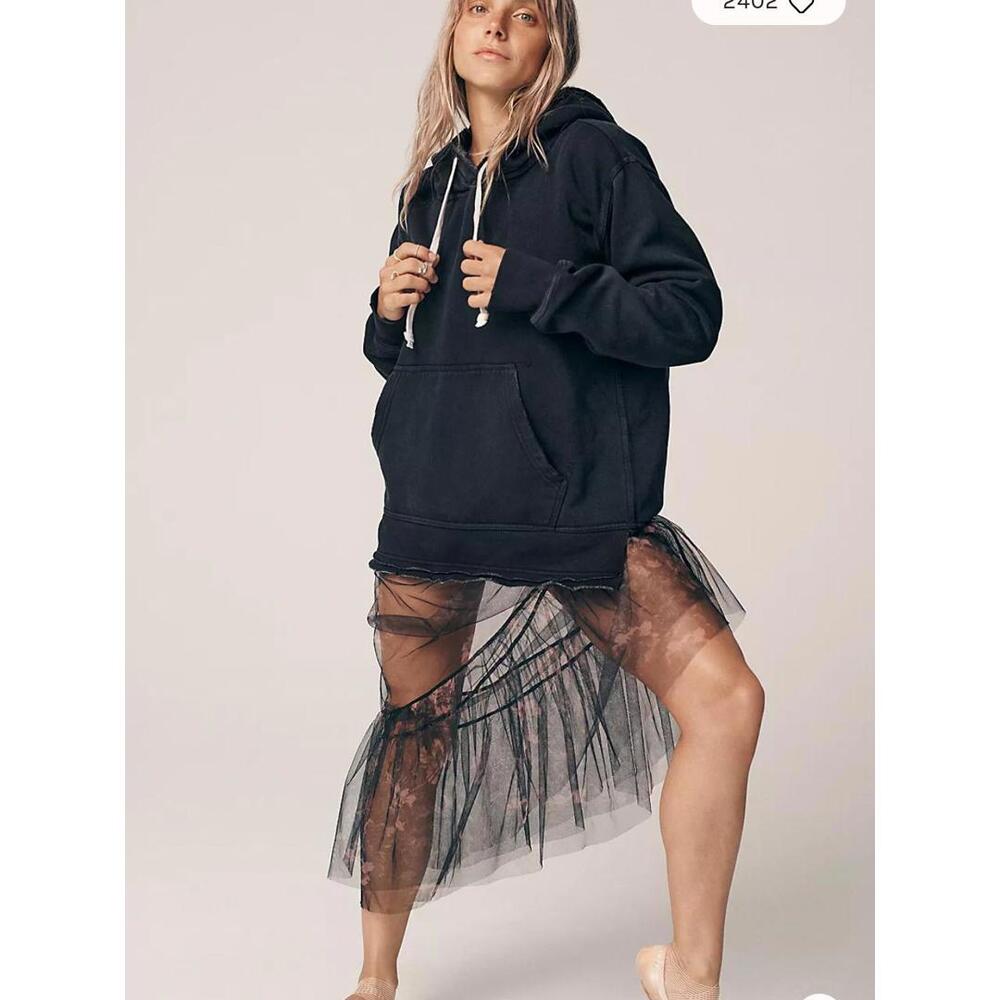 Free People Printed Sheer Midi Slip - Picture 1 of 5
